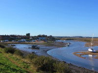 Burnham Overy Staithe from the Coast Path