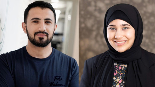 Omer Bilal and Mehreen Syed, Wolfson's Aziz Foundation Scholars
